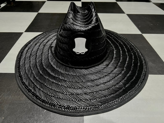 Chapéu de palha preto